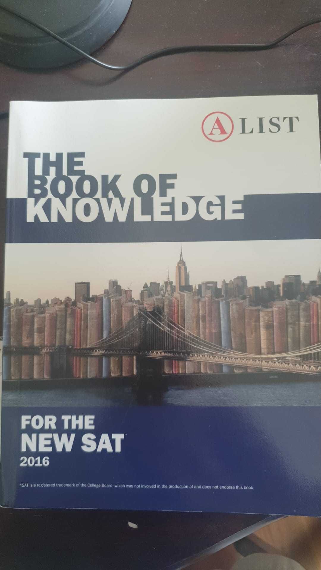 podręcznik "The book of knowledge SAT exams"