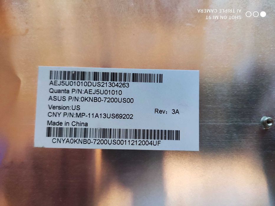 Клавиатура от ноутбука ASUS N55SL (на разбарахол кнопок)