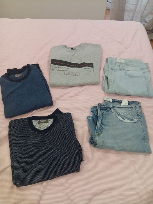 Lote roupa de homem