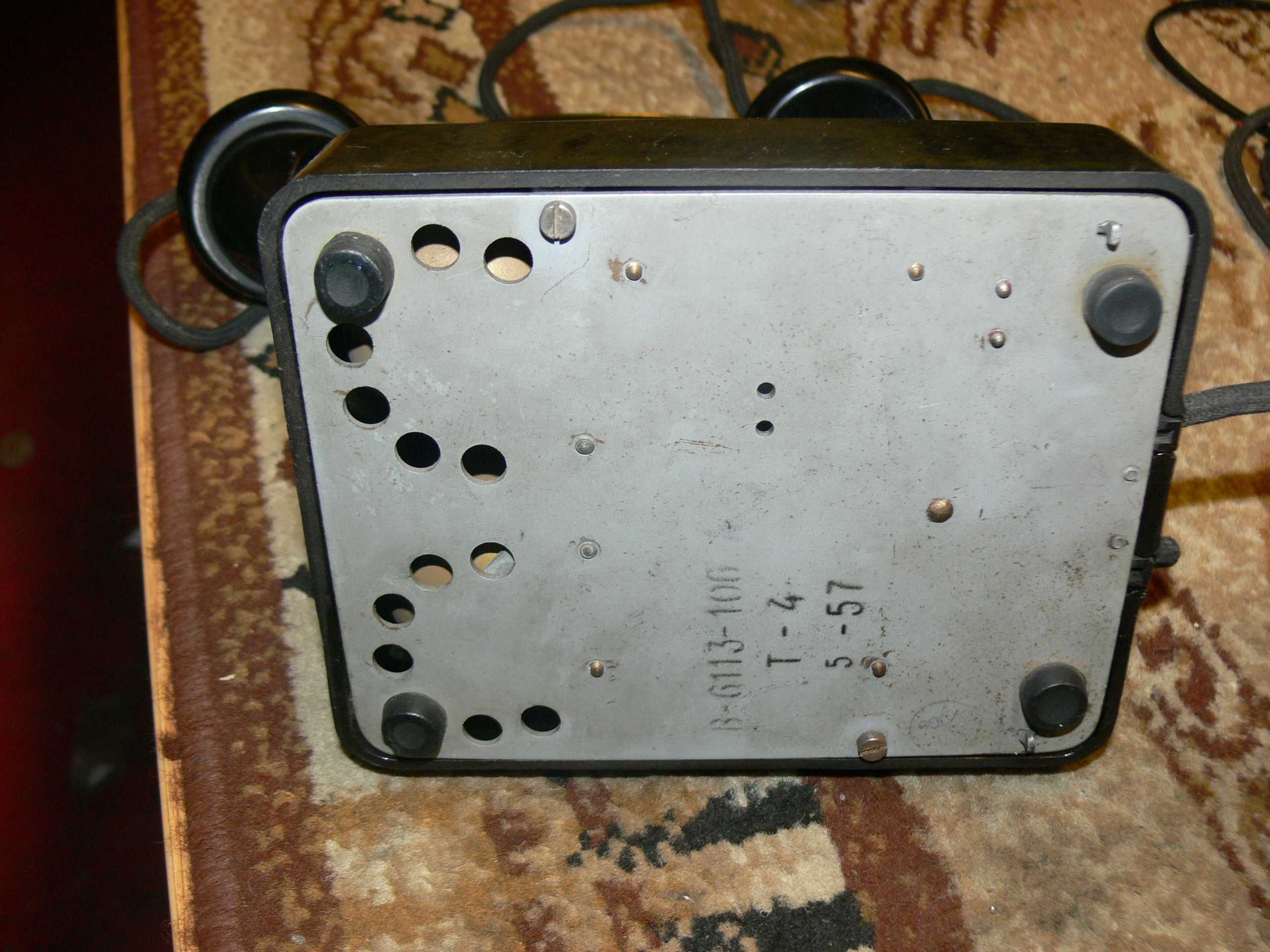 Stary Polski Bakelitowy telefon RWT lata 50 Ideał