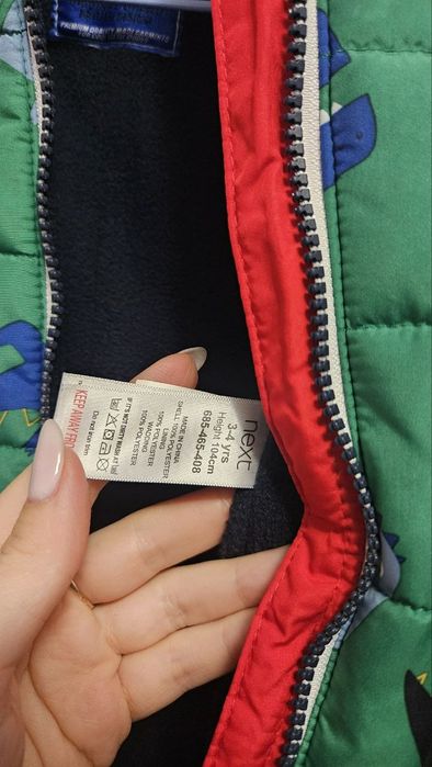 Комбінезон дитячий Next 3-4р на флісі осінь зима теплий бв