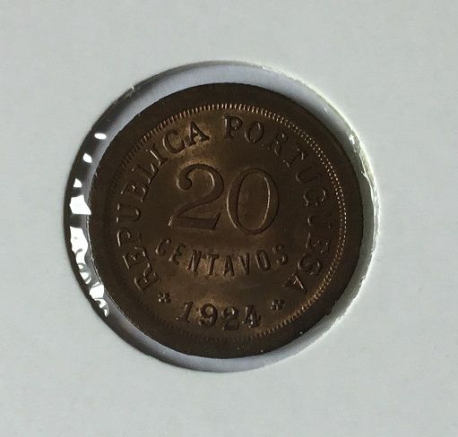 Moeda 20 Centavos 1924