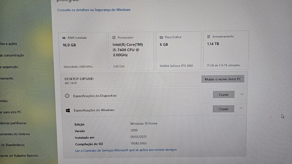 Computador gaming urgente, 300€ se vender hoje