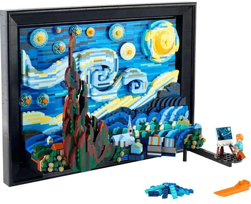 Конструктор LEGO Ideas Зоряна ніч Вінсента Ван Гога (21333)