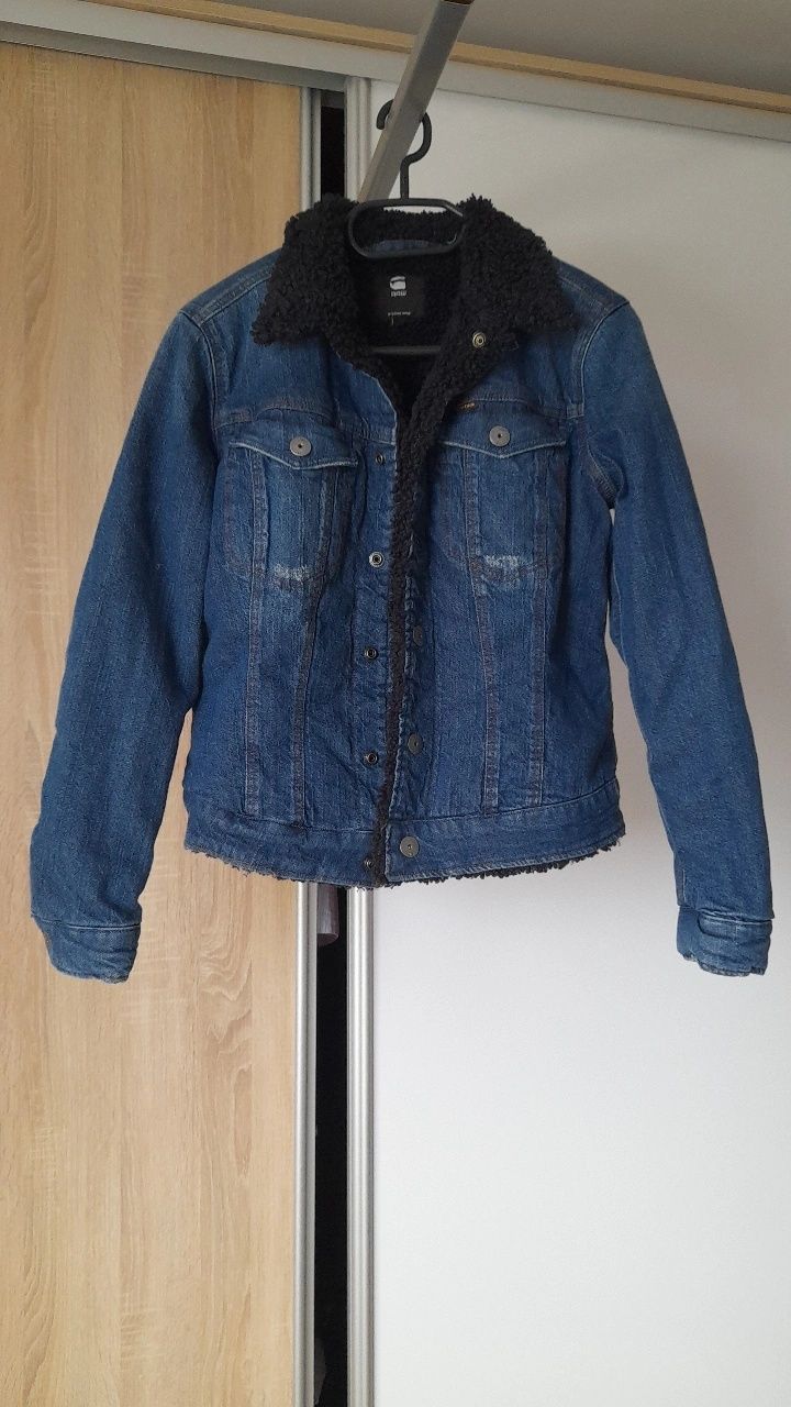 kurtka jeansowa ocieplana G-Star Raw