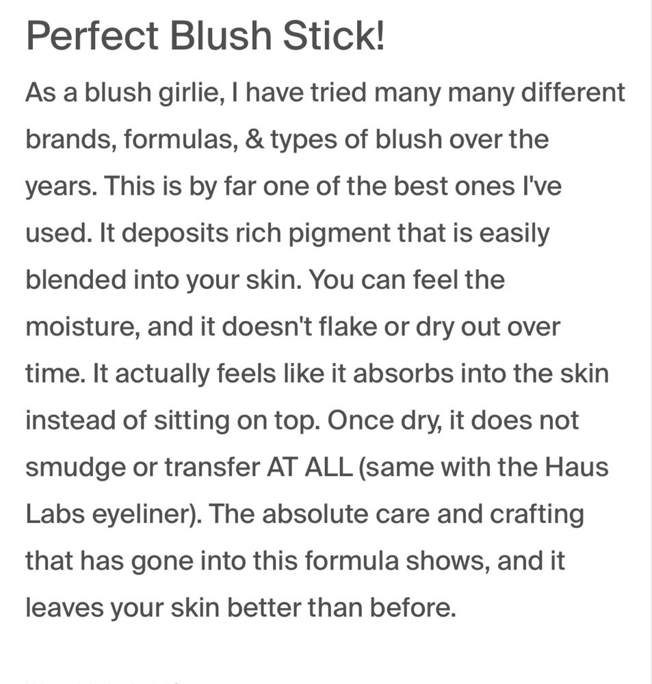 Haus Labs Color Fuse Glassy Balm stick