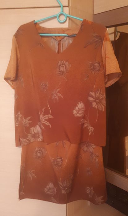 Komplet garsonka brąz r.42/44