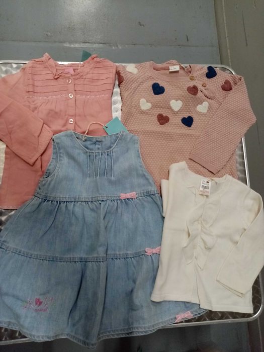 Roupa de bebé em lotes em 2a mão em bom estado