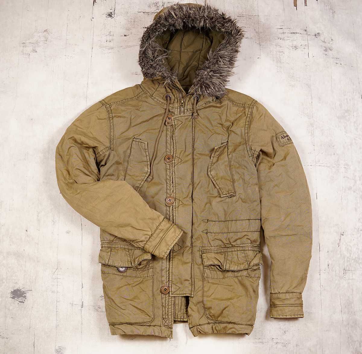 ABERCROMBIE&FITCH WILCOX JACKET _ Kurtka Parka_ L _ Men _ 100% Bawełna