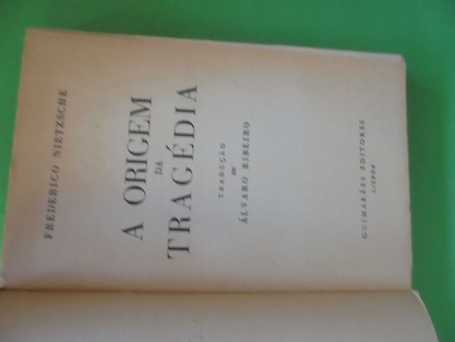 Nietsche;Origem da Tragédia