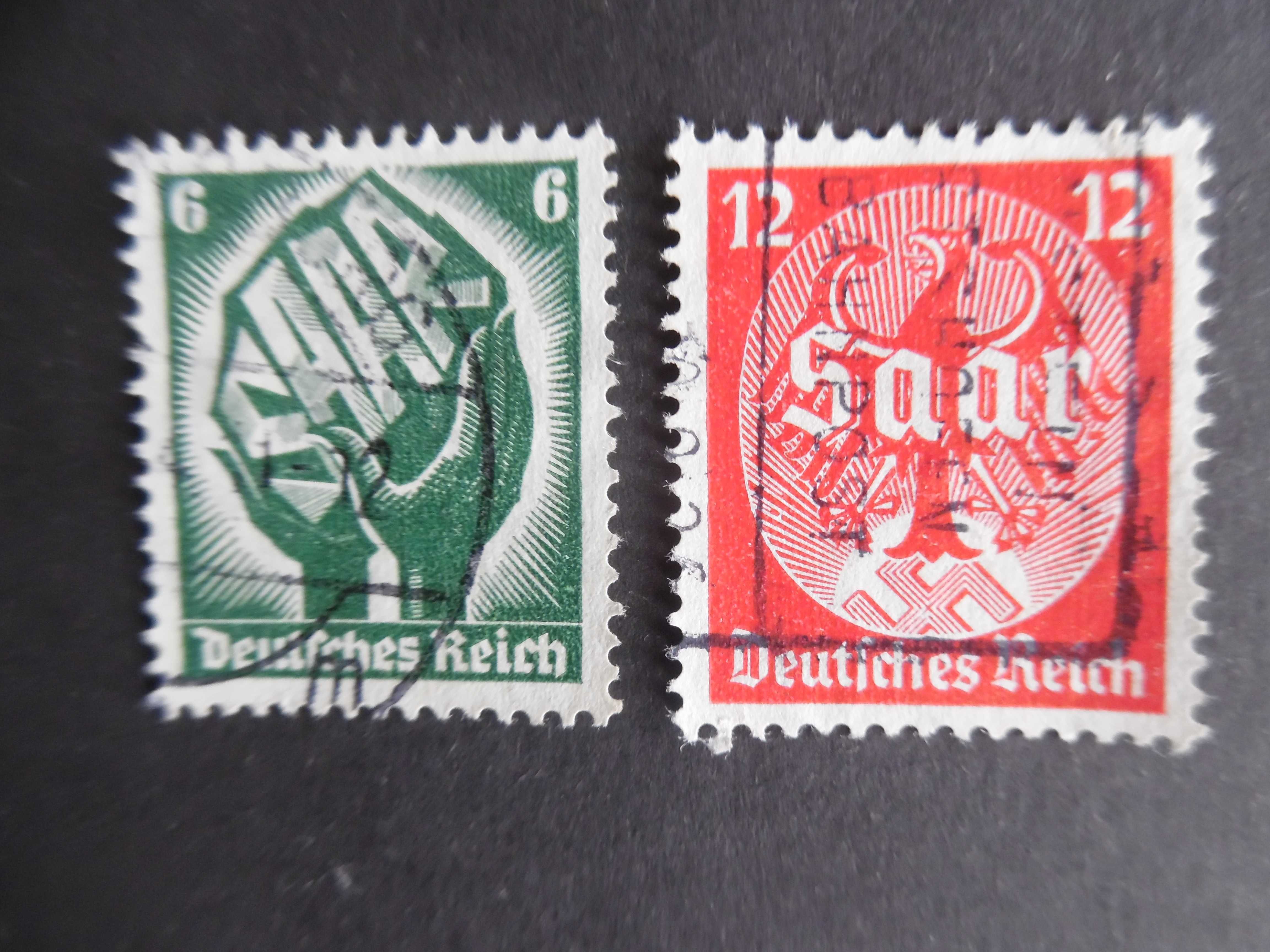Selos Alemanha Nazi 1939/45-Série completa SAAR c/ suástica