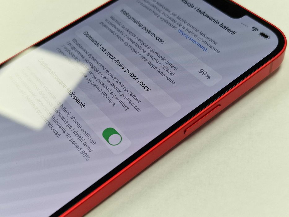 Iphone 14+ 256GB/ A2886/ Red/ Czerwony/ BAT 99%/ Grade A + ładowarka