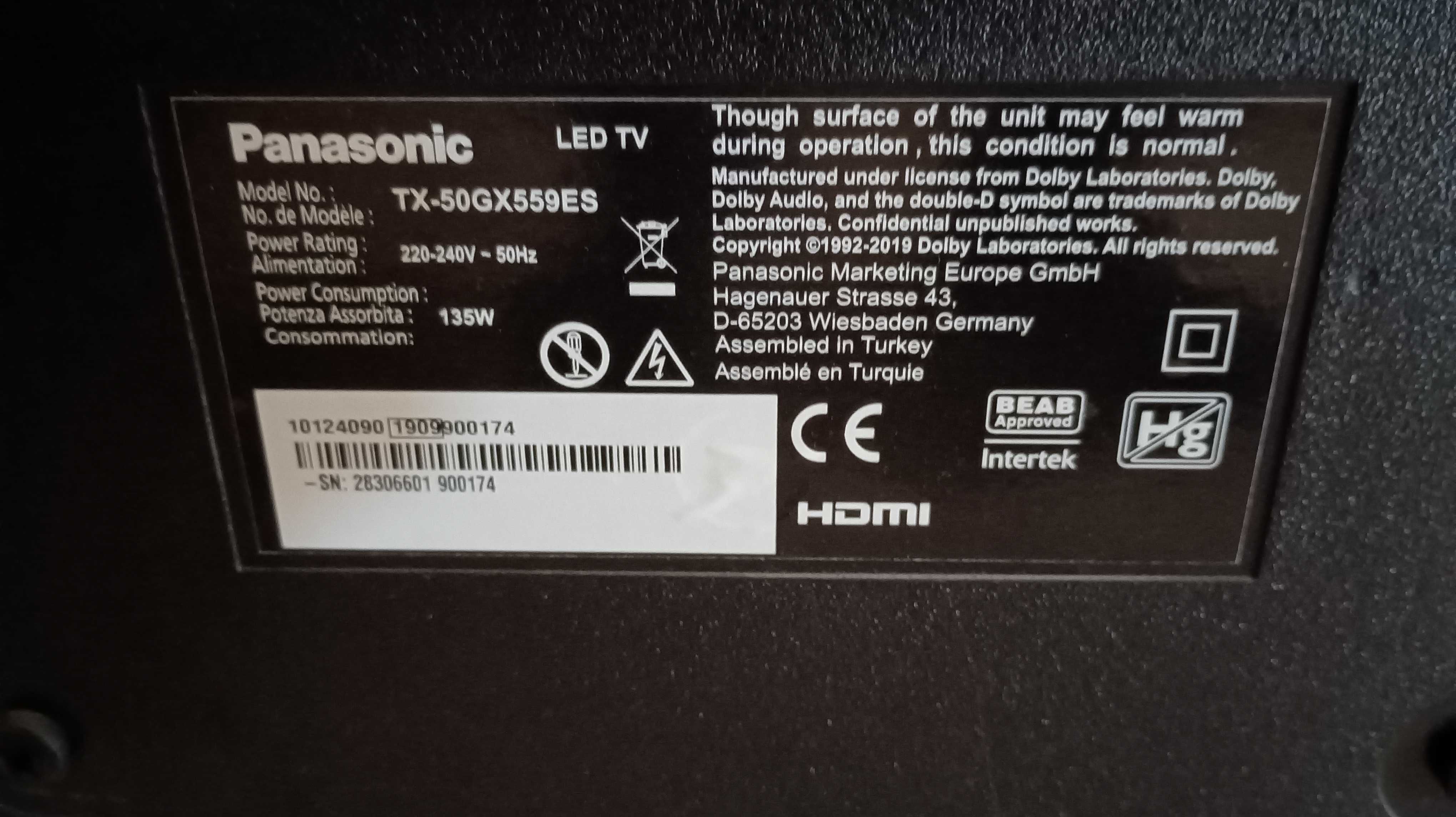 SmartTv Led Panasonic 50"