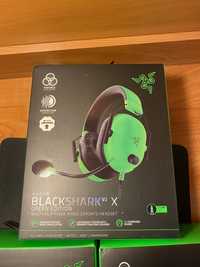 Оригінальні навушники Razer BlackShark V2 X У зеленому кольорі