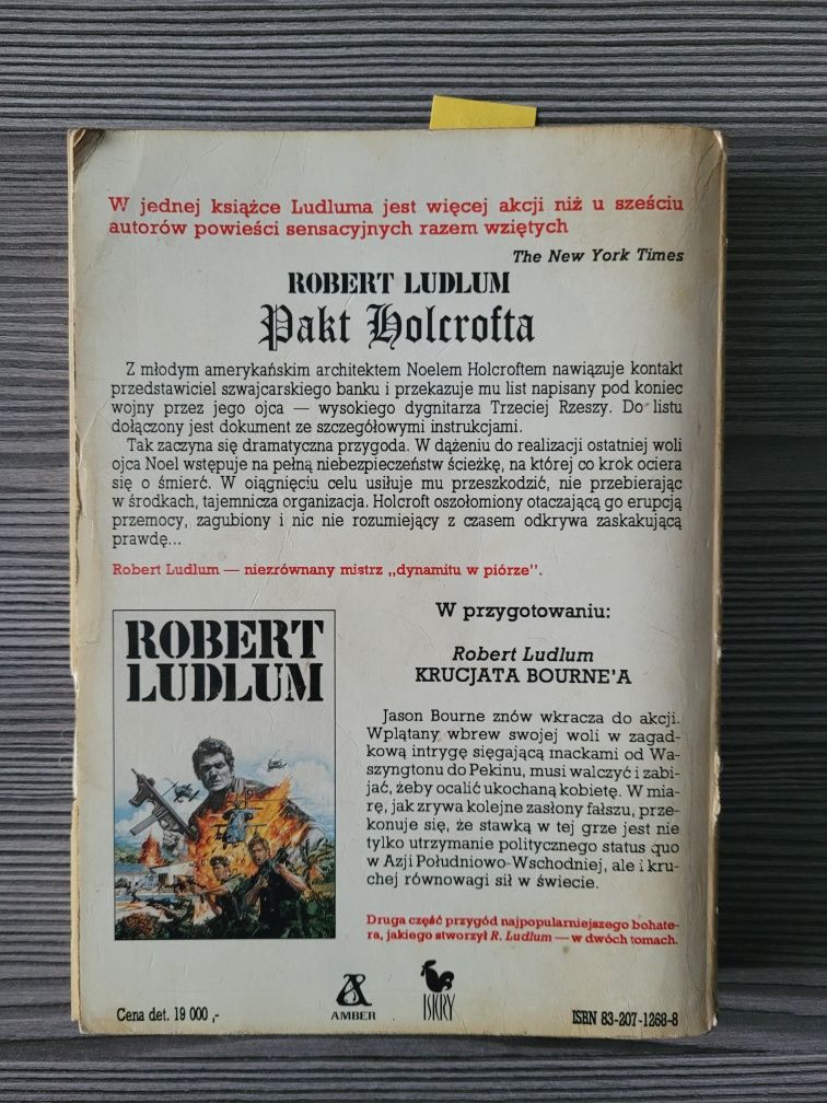 3188. "Pakt Holcrofta" Robert Ludlum