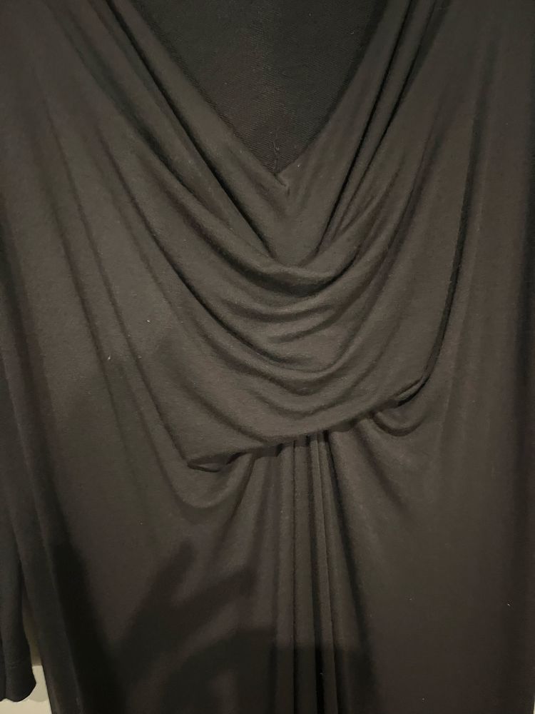 elegancka sukienka tunika midi simple