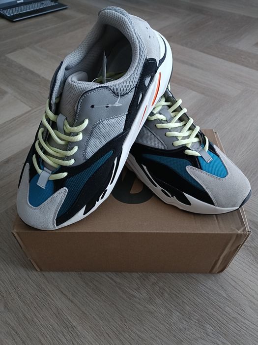 Buty Adidas yeezy wave runner solid grey 44 2/3(Off-white, Balenciaga,