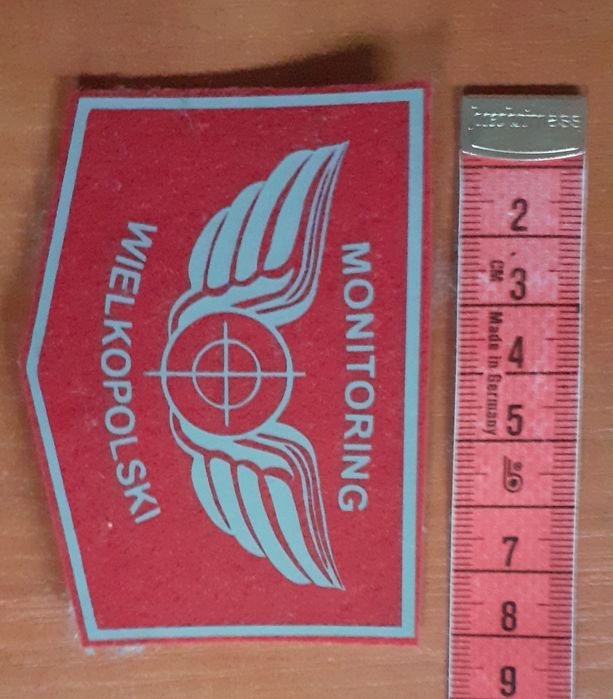 Naszywka na filcu Monitoring