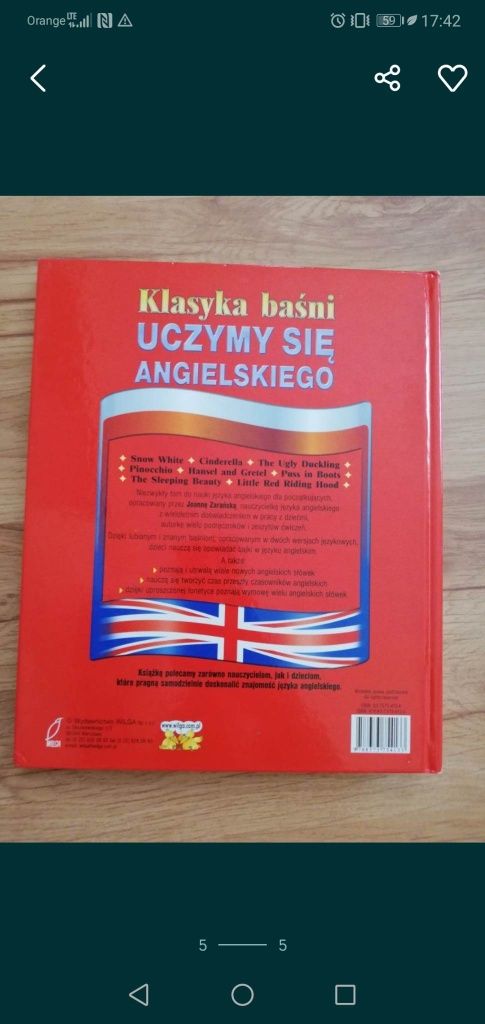 Klasyka baśni uczymy się angielskiego książka dwujęzyczna dwie wersje