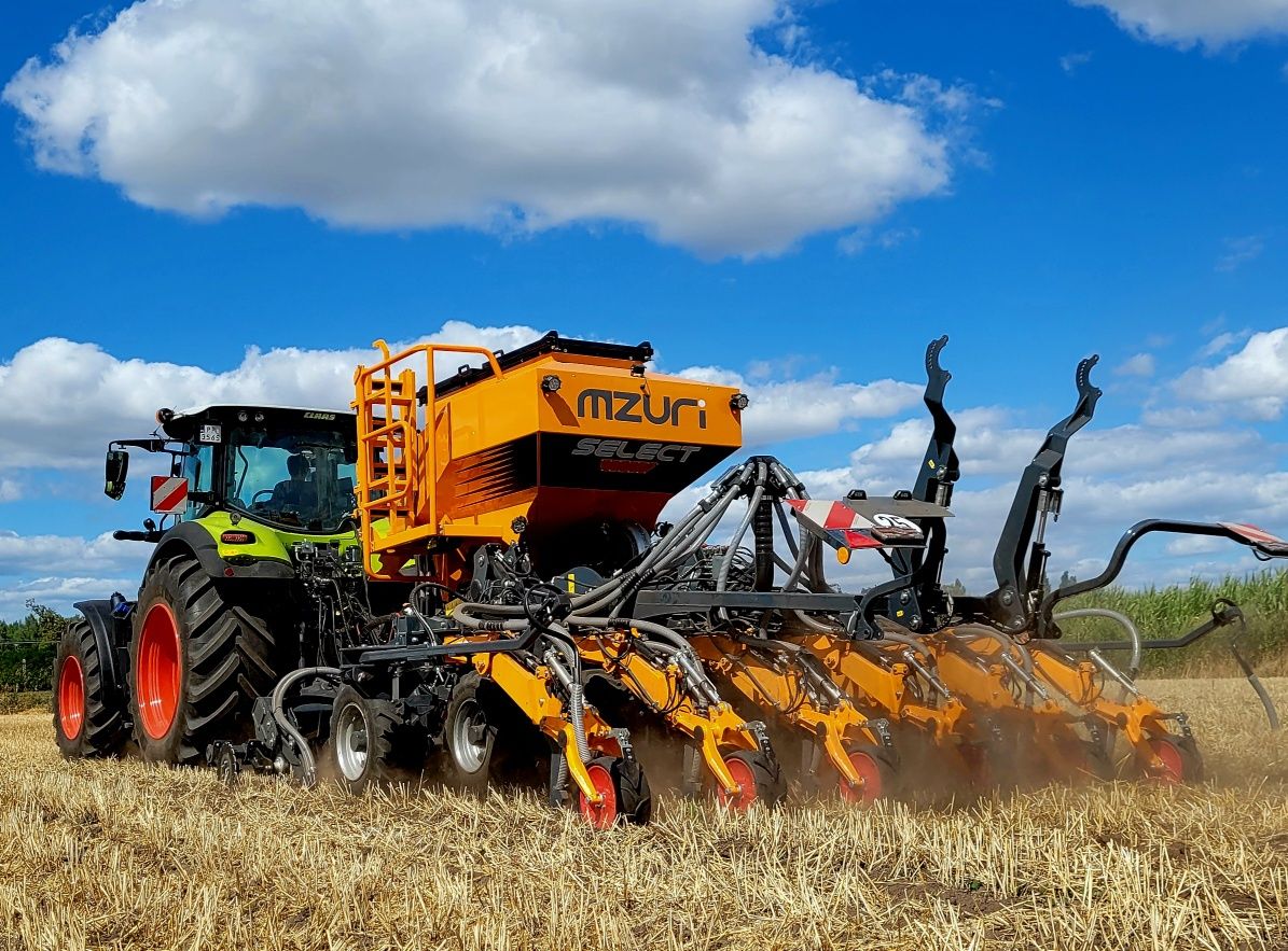 Siew bez orki MZURI -  GPS - rzepak, zboża  - Strip-till -EKOSCHEMAT