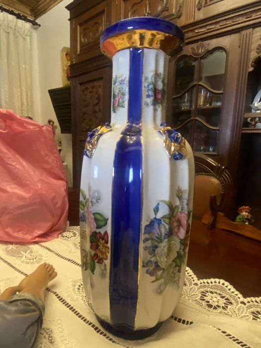 Vaso cerâmica floral