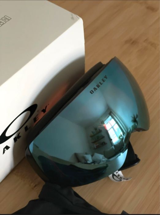 Gogle narciarskie Oakley Flight Deck Prizm - niebieskie