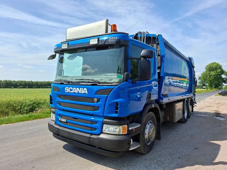 Scania P320  euro 6  Śmieciarka Scania euro 6 Norba