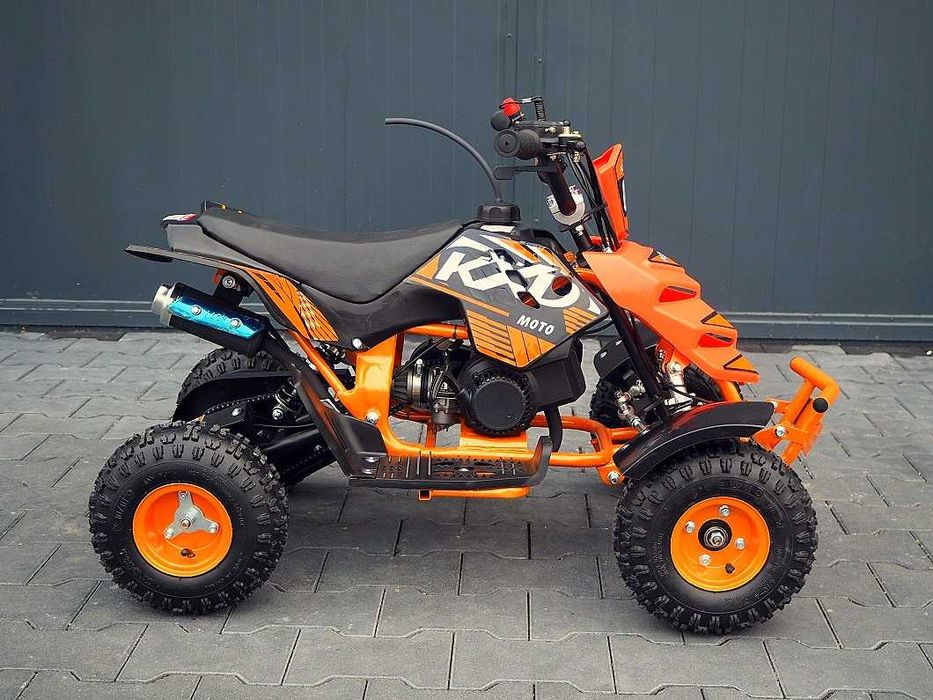 Mini quad spalinowy kład 49 50 cc kxd koła 4 6 cale wysyłka szarpak