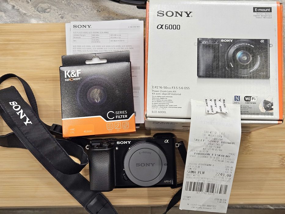 Sony a6000 jak NOWY, tylko 11 tys zdjęć