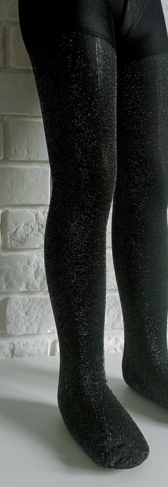 Rajstopy mikrofibra YO z przędzą metalizowaną 140-146cm