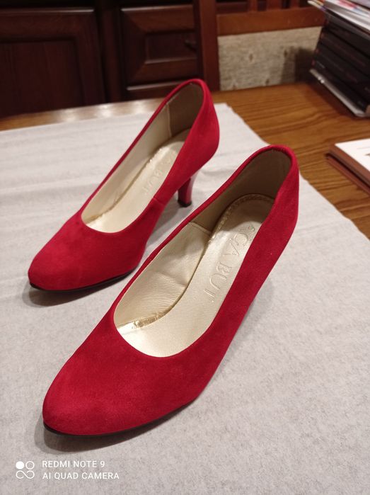 Buty czerwone szpilki 36