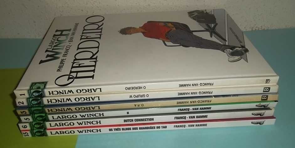 Coleção LARGO WINCH em português (capa dura)