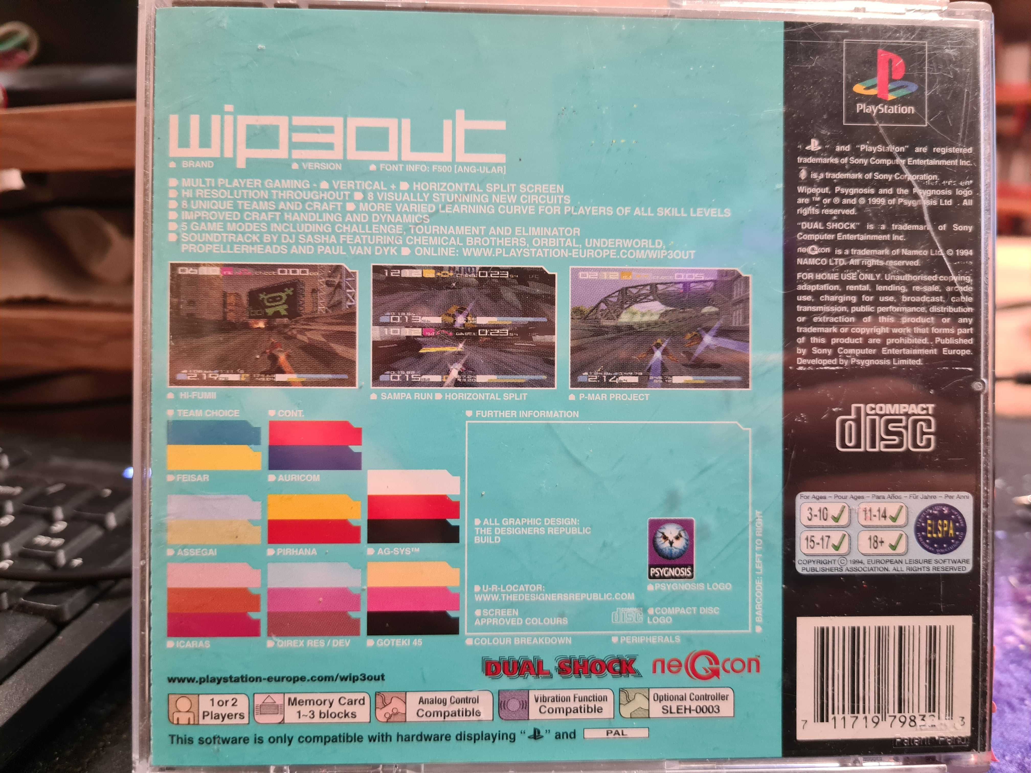 Wipeout 3 (1999) PS1, Sklep Wysyłka Wymiana