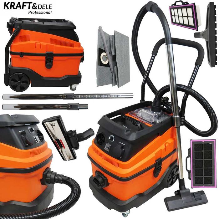KRAFT&DELE Odkurzacz Przemysłowy Budowlany Do Gipsu 1600w 30l KD488