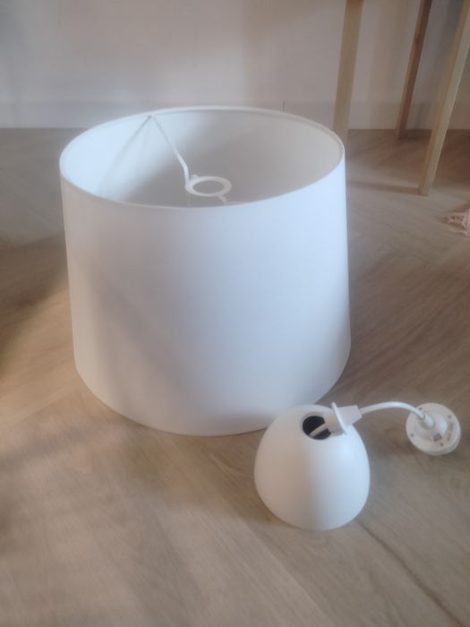 klosz lampy stojącej/wiszącej Skottorp Ikea 42 cm biały kremowy