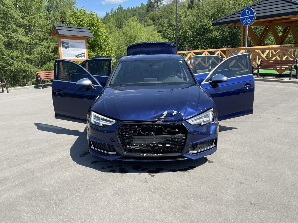 Audi S4 3.0v6 Turbo 2018 Uszkodzone tylko wizualnie.