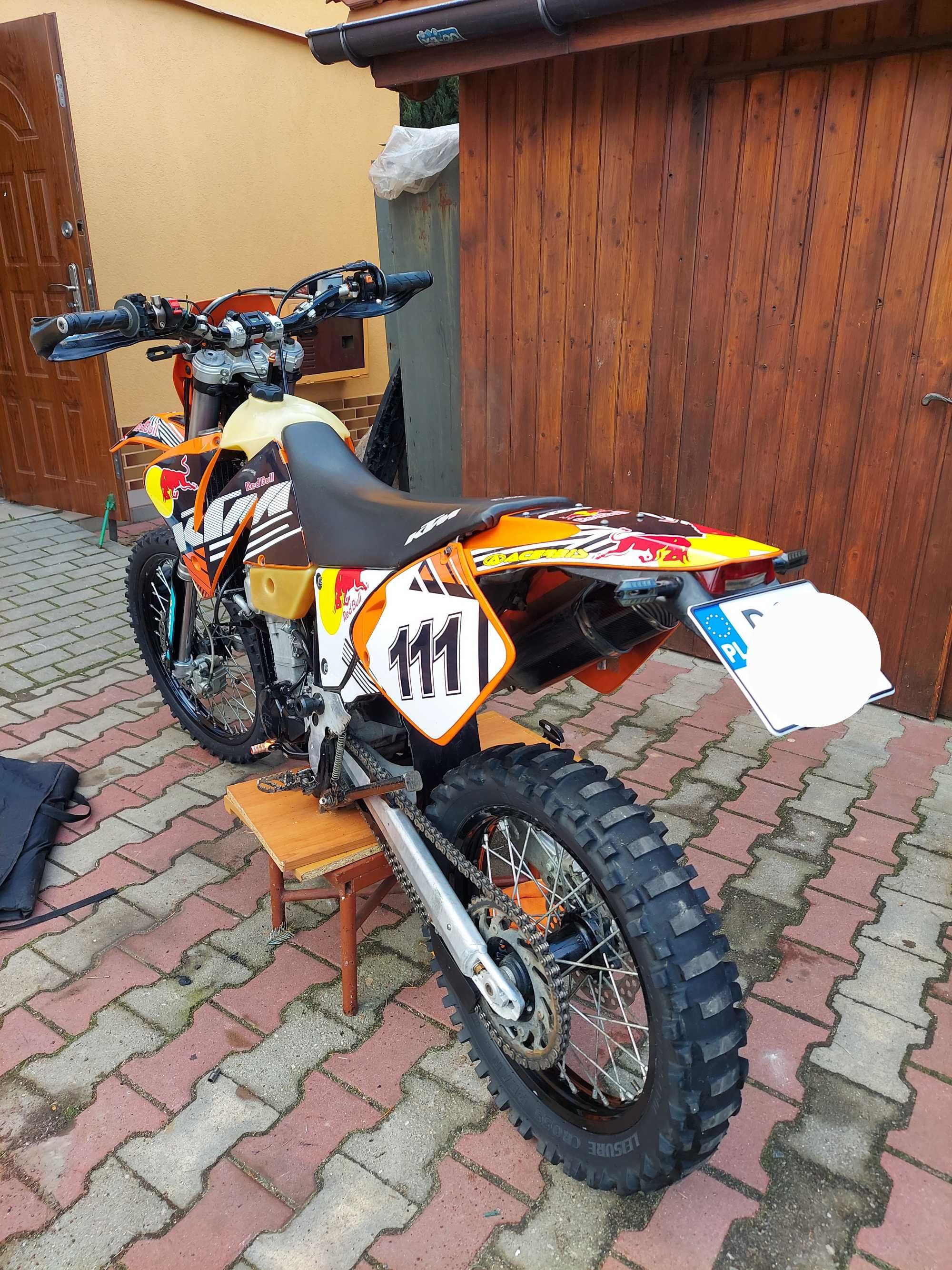 KTM 520 EXC A2 po remoncie góry