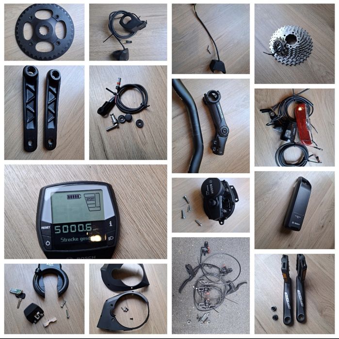 Електровелосипеди на запчастини з системою Bosch