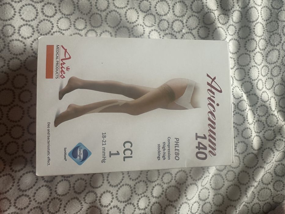 pończochy uciskowe L