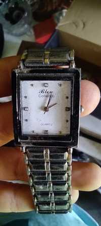 Stary zabytkowy zegarek naręczny bleu collection