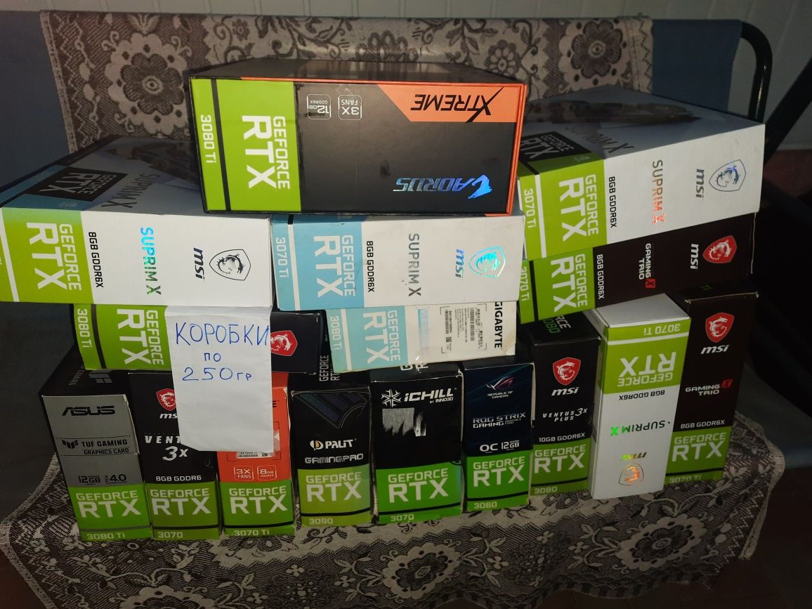 Видеокарта GIGABYTE GAMING OC   RTX 3080 10Gb MSI..LHR и другие карты