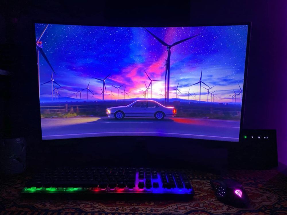 Komputer Gamingowy Monitor 2k Cały zestaw komputerowy