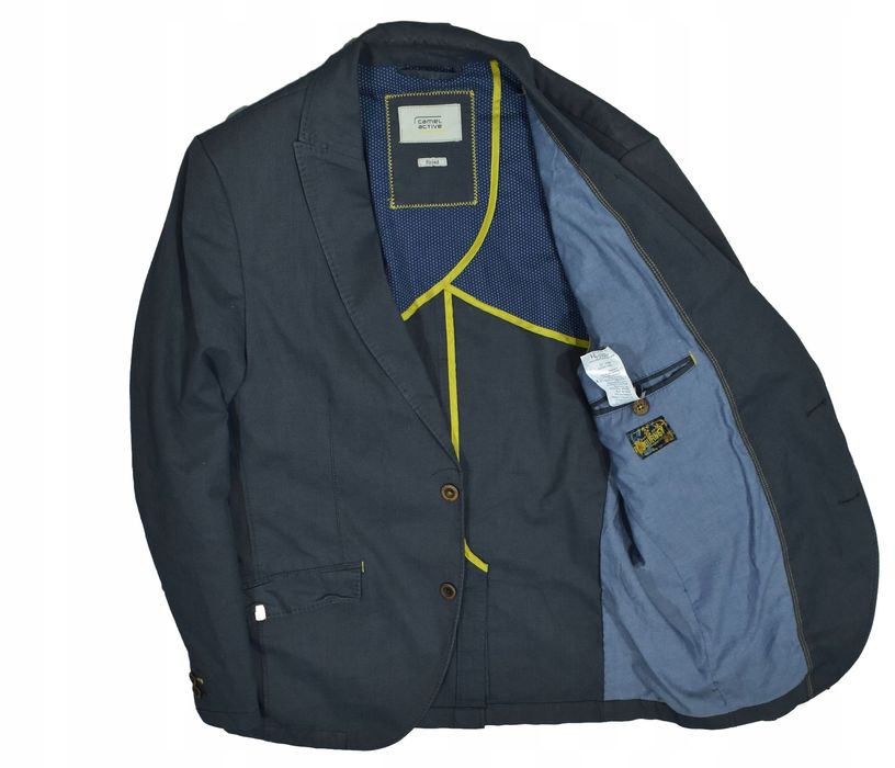 Camel Active Bawełniana Marynarka Z Dodatkiem Elastanu Fitted 52
