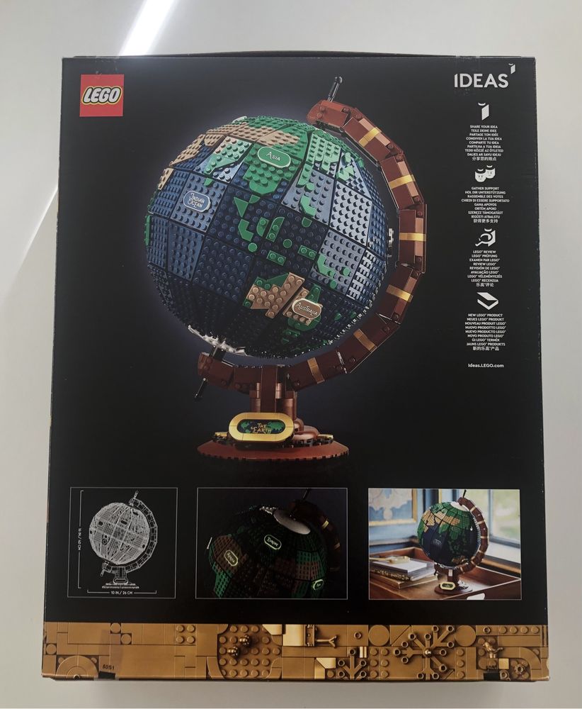 LEGO 21332 Ideas Globus klocki nowe zaplombowane oryginalne Rzeszów