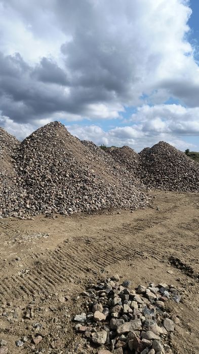 Kruszywo betonowe, żwir, piasek, kamień łamany