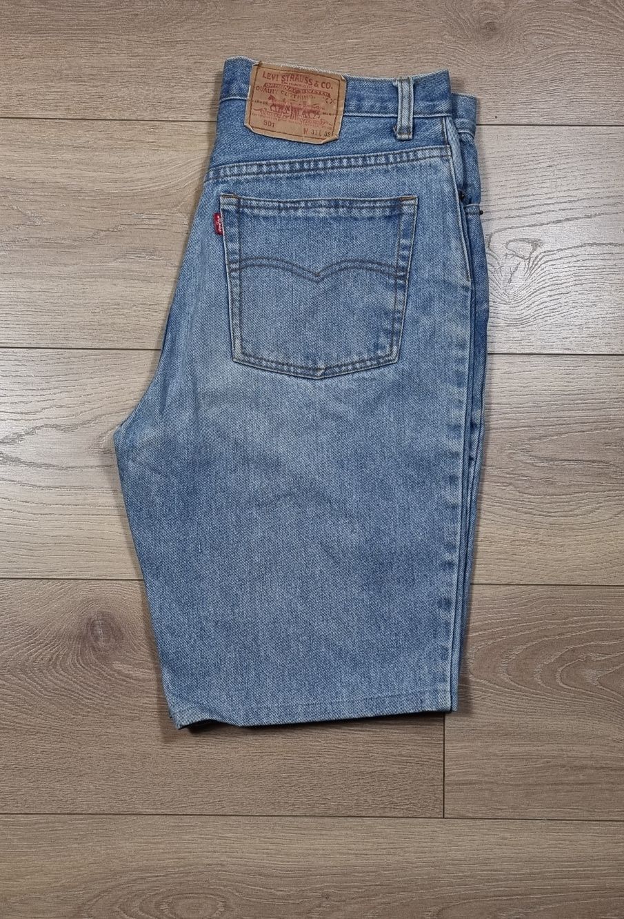 Spodenki męskie Levi's Strauss 501, szorty, jeansowe, dżinsy, vintage