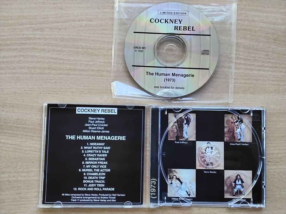 Продам компакт cd Cockney Rebel  The Human Menagerie 1973 Steve Harley