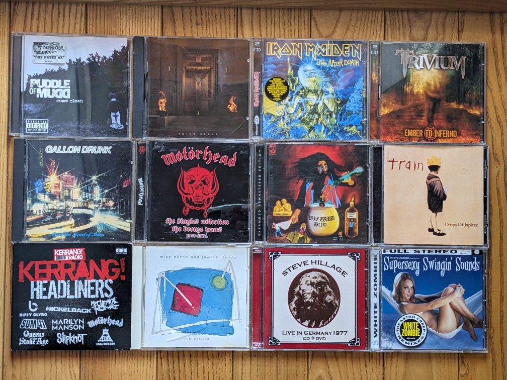 Cd диски Thin Lizzy, Bonfire, Iron Maiden, Leprosy, Hawkwind, Wizzard