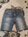 Spodenki jeans chlopiece 116