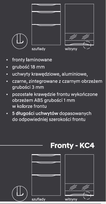 Meble kuchenne modułowe KAMMONO Chwaszczyno